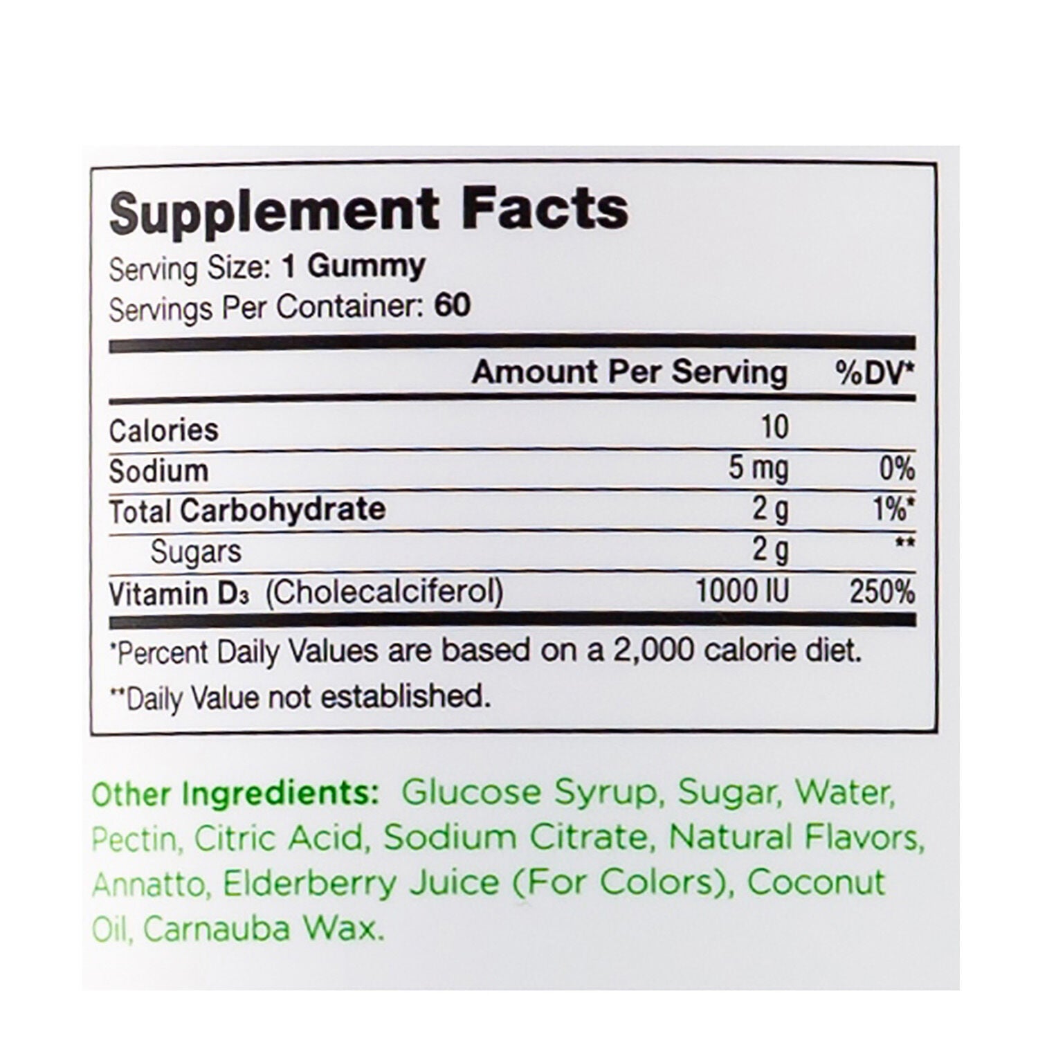 Chapter One&trade; D Is For D3 - 60 Gummies (60 Servings)